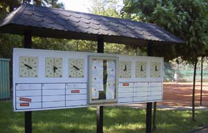 Platzbelegungstafel